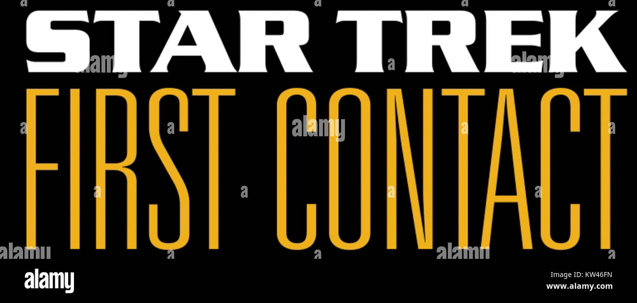 Star Trek First Contact logo Stock Photo