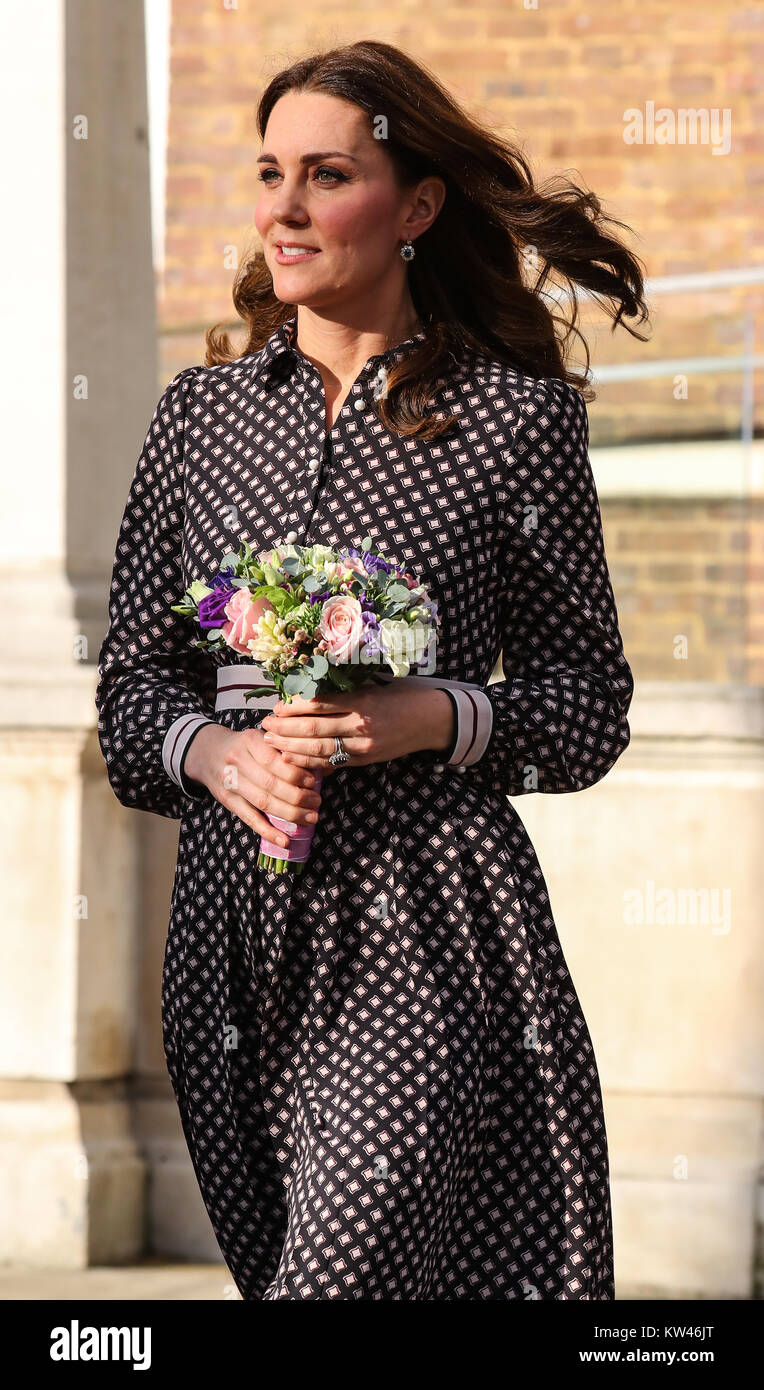 Catherine, Duchess of Cambridge visits the Foundling Museum. Her Royal