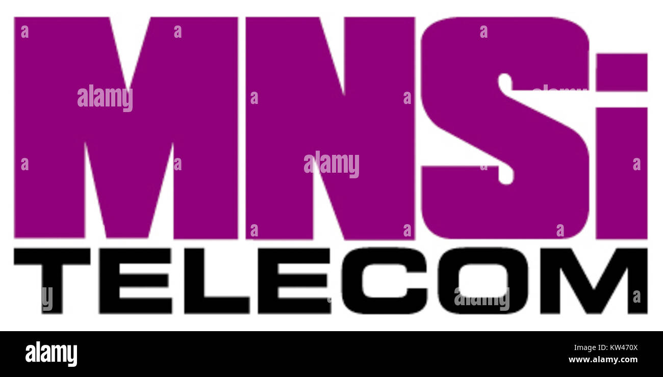 The MNSi Telecom logo represents a Canadian telecommunications company ...
