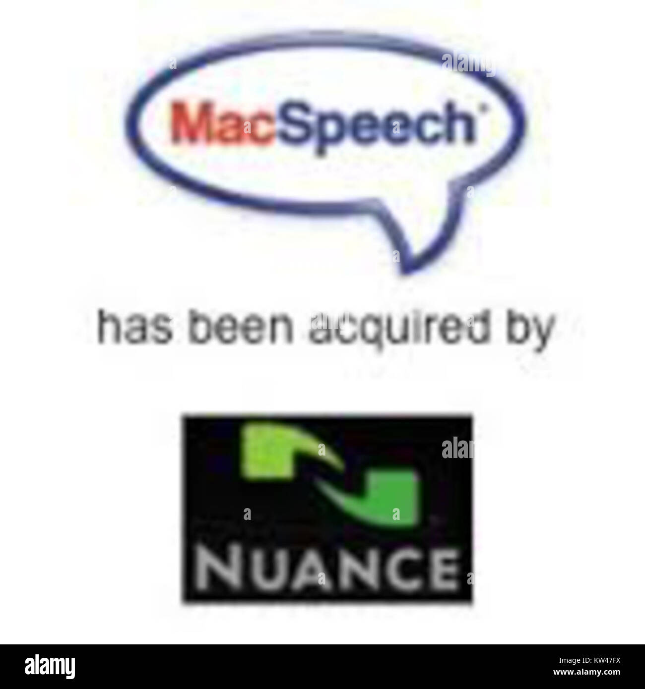 MacSpeech Nuance Stock Photo
