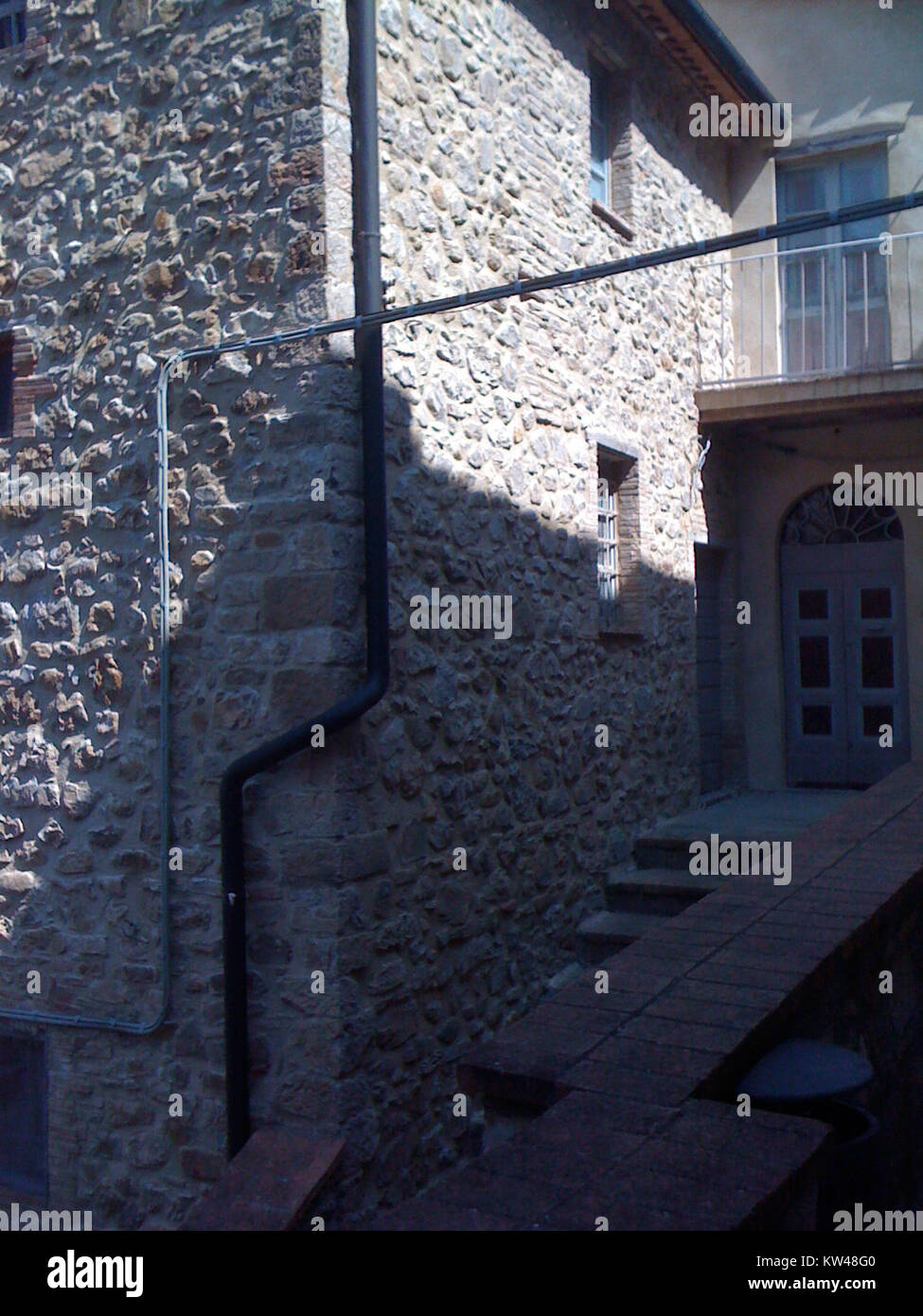 Borgo medievale La Leccia di Sasso Pisano dettaglio Stock Photo
