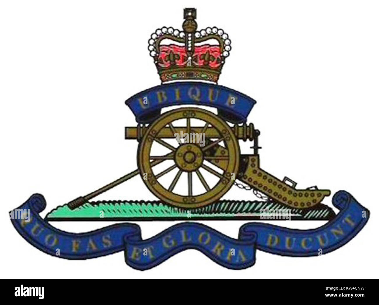 Royal Artillery Badge Stock Photo