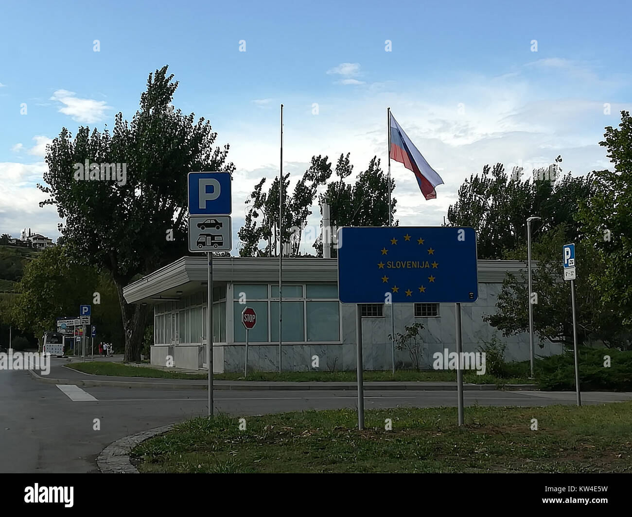 Border between italy slovenia hi-res stock photography and images - Alamy