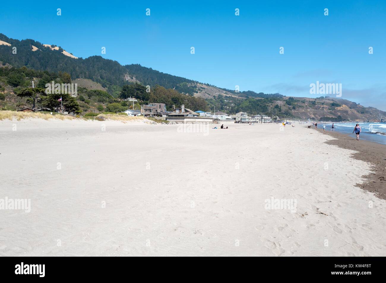 Stinson Beach, part of the Golden Gate National Recreation Area, in
