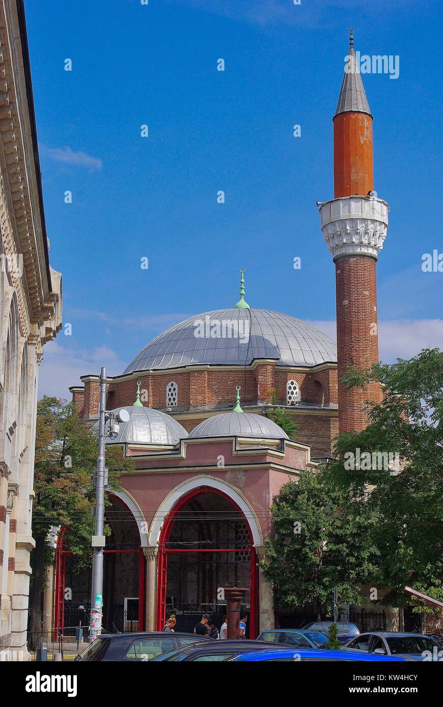 View of Sofia, the capital of Bulgaria: the Banya-Bashi-Mosque Stock ...