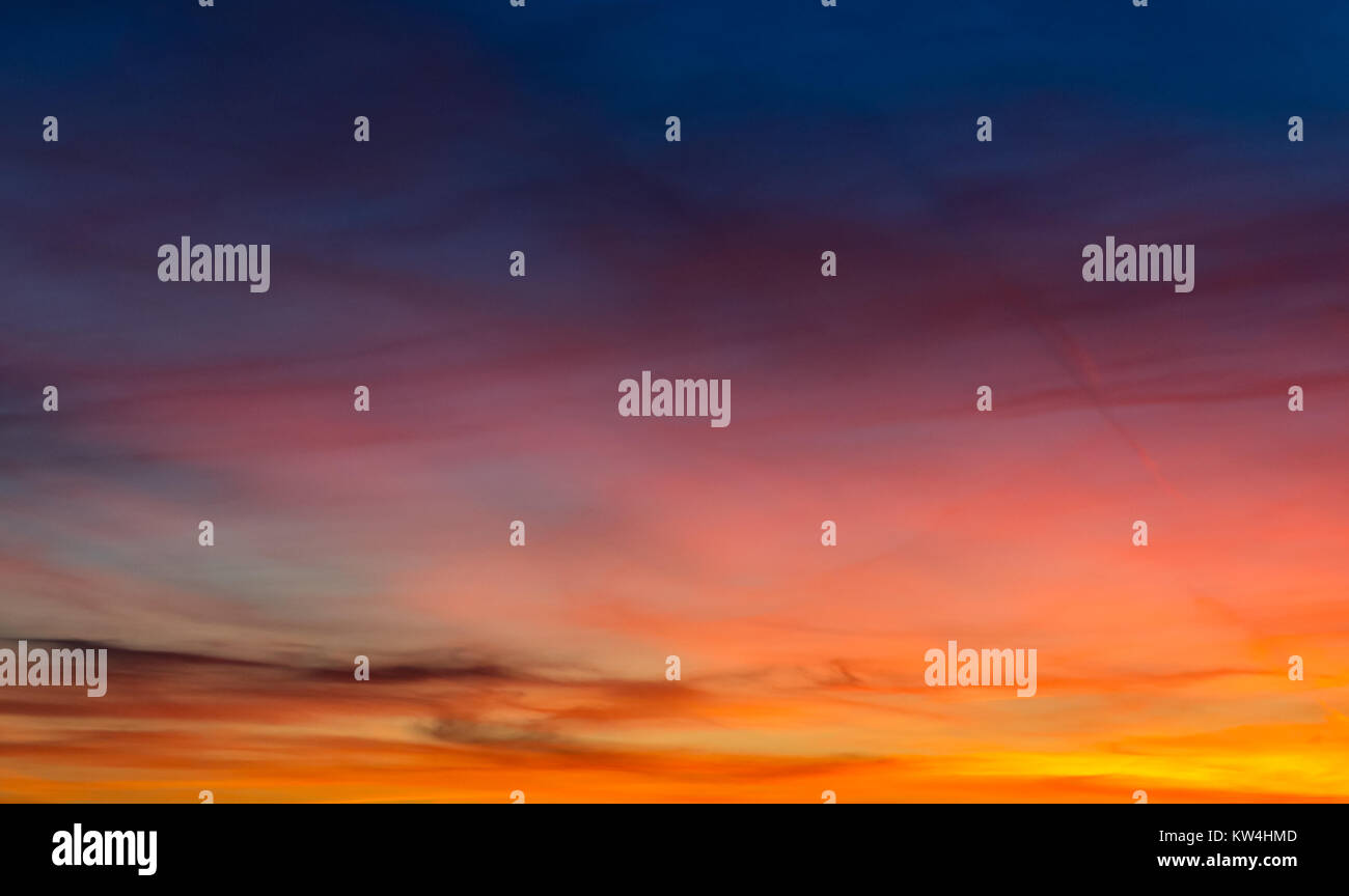 Sunset in colors Stock Photo - Alamy