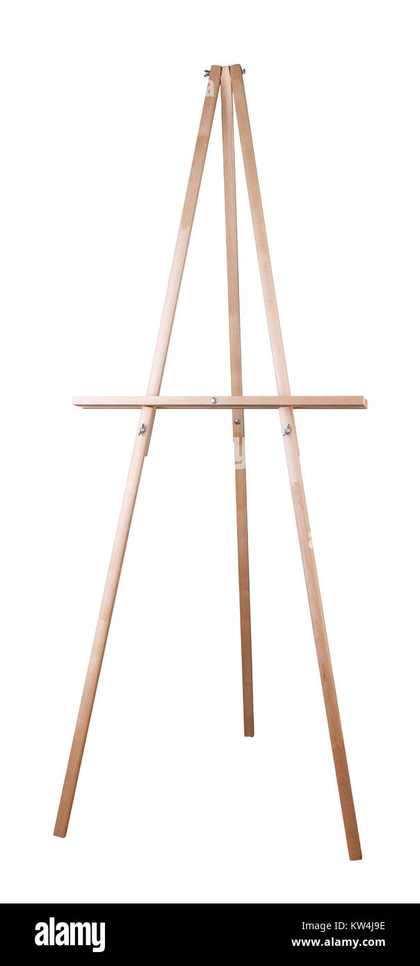 Wooden artist easel Stock Photo Alamy