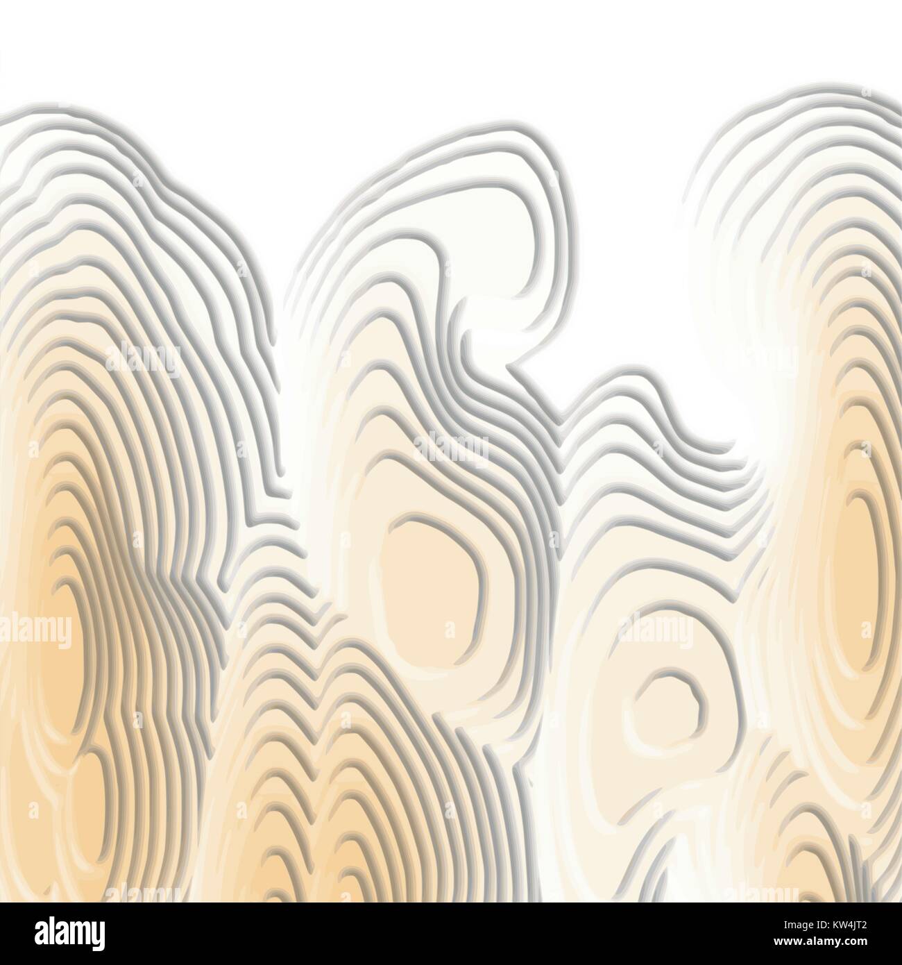 orange and white abstract 3D structure curve pattern, vector ...