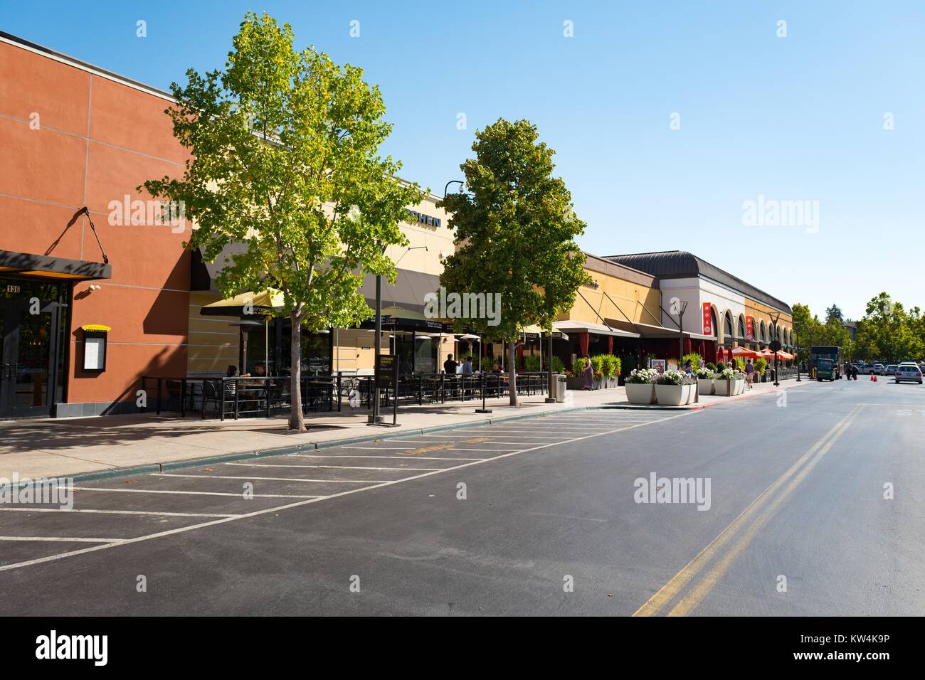 Stanford Shopping Center, a popular luxury shopping mall in the Silicon