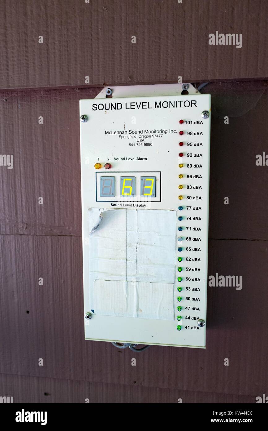 A sound level monitoring system aimed at studying and reducing noise at