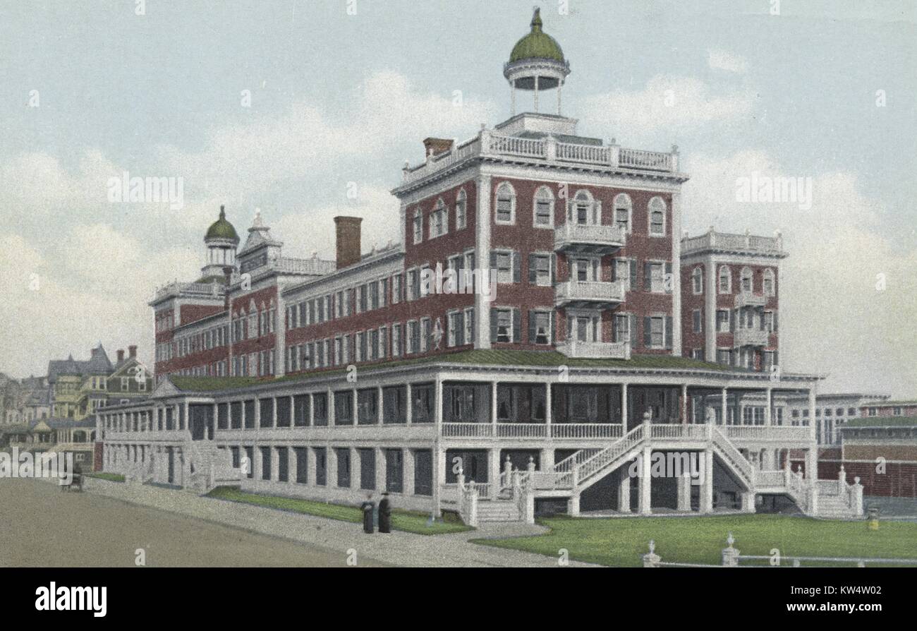 Seaside House, Atlantic City, New Jersey, 1914. From the New York Public Library Stock Photo Alamy