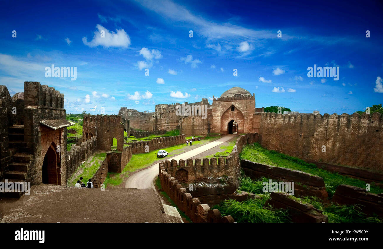 An exterior view of BIADR Fort, showcasing its architectural features ...