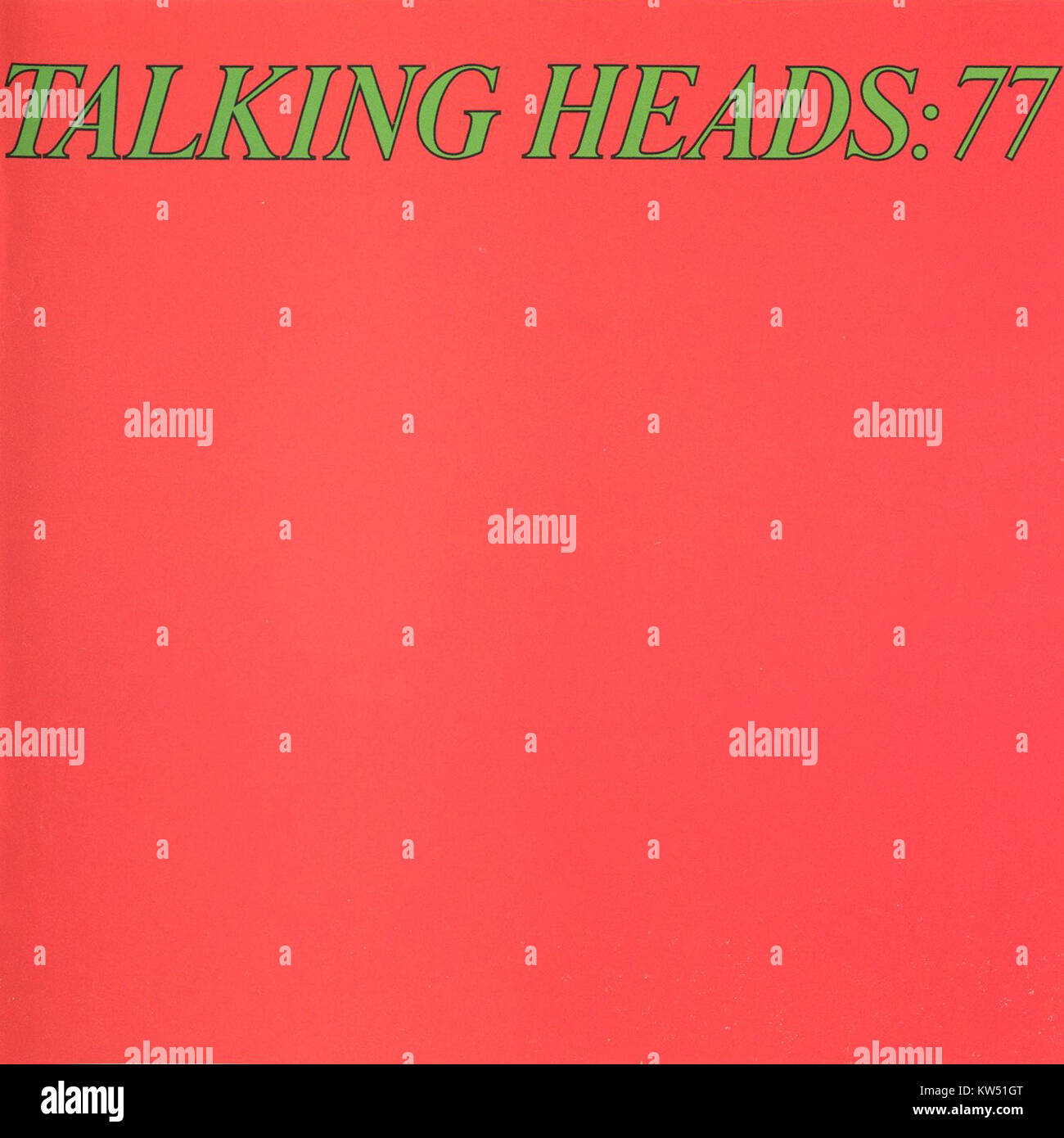 Talking Heads 77 Stock Photo