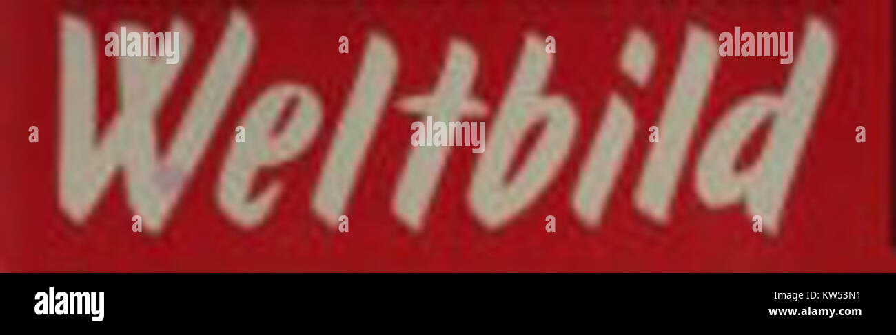 Logo Weltbild Illustrierte Stock Photo - Alamy