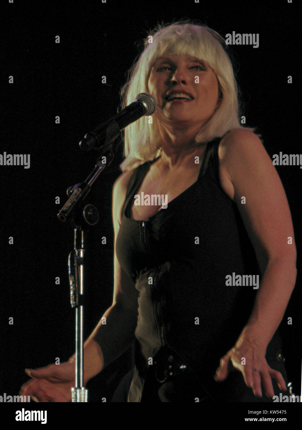 Blondie   Debbie Harry   Zwarte Cross 2011 Stock Photo