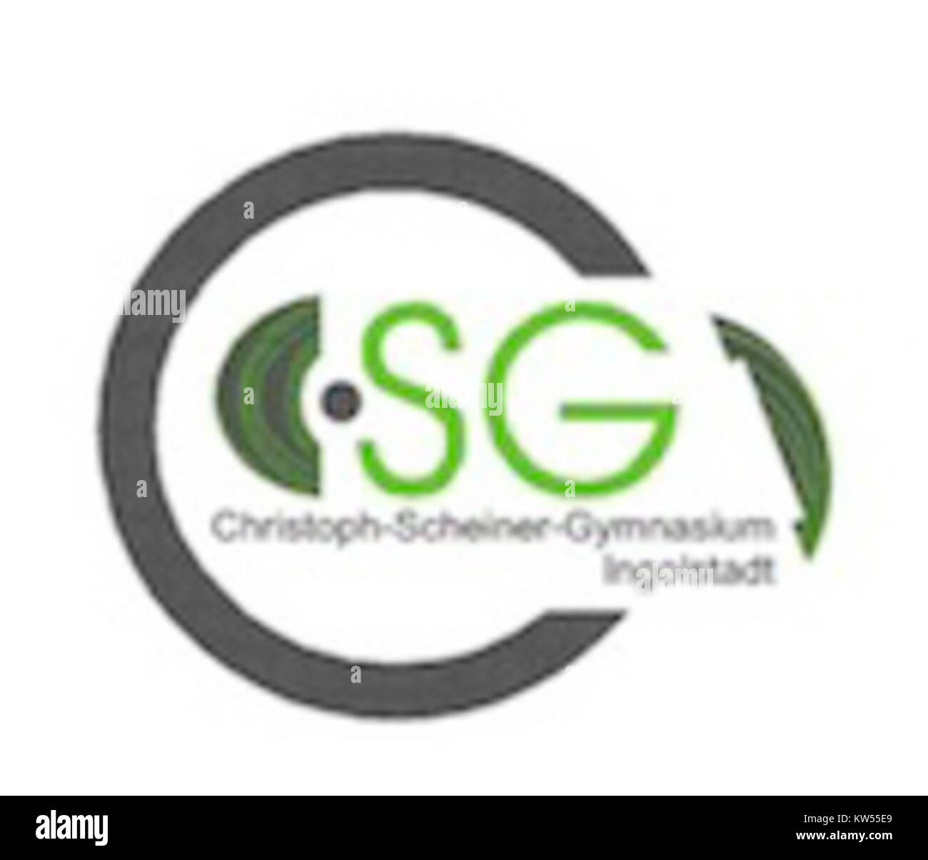Logo Christoph Scheiner Gymnasium Stock Photo Alamy