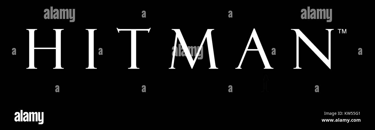 The logo of the Hitman game series represents the iconic video game franchise. Known for its stealth mechanics and assassination missions, the series has become a staple of the action-adventure genre. Stock Photo