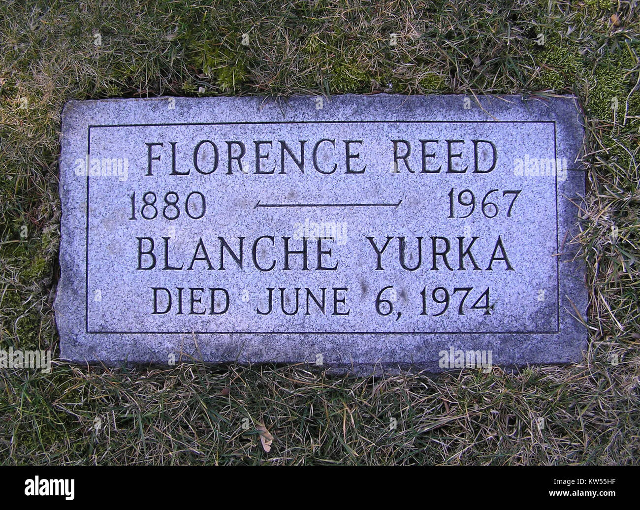 Blanche Yurka Footstone February 2012C Stock Photo Alamy