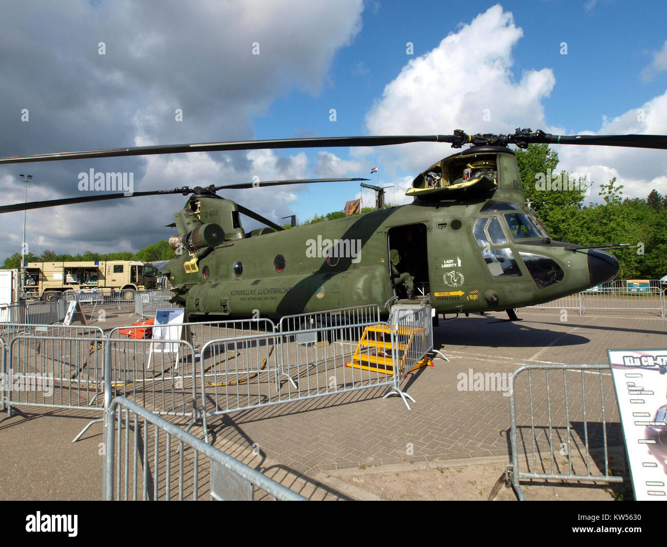 Boeing CH 47D Chinook Royal Dutch Army photo 2 Stock Photo