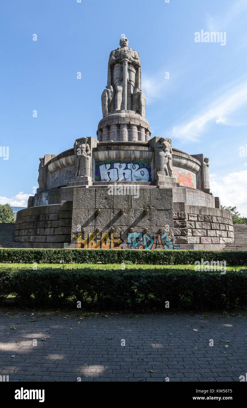 The Bismarck Monument In Hamburg Germany Is A Large Statue The Bismarck Monument In Hamburg Germany Is A Large Statue