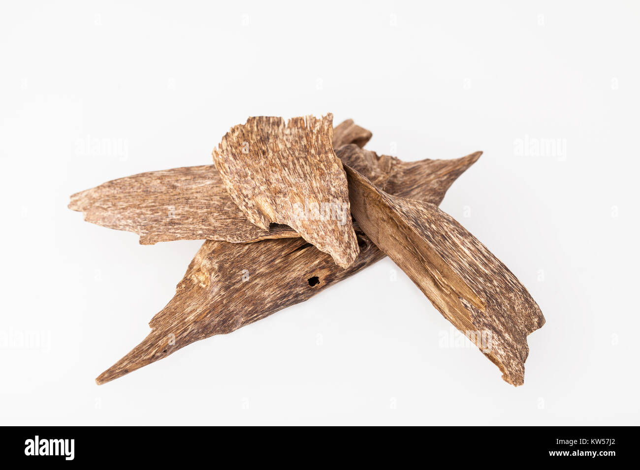 Agarwood, also called aloeswood, oudh, incense chips Stock Photo Alamy