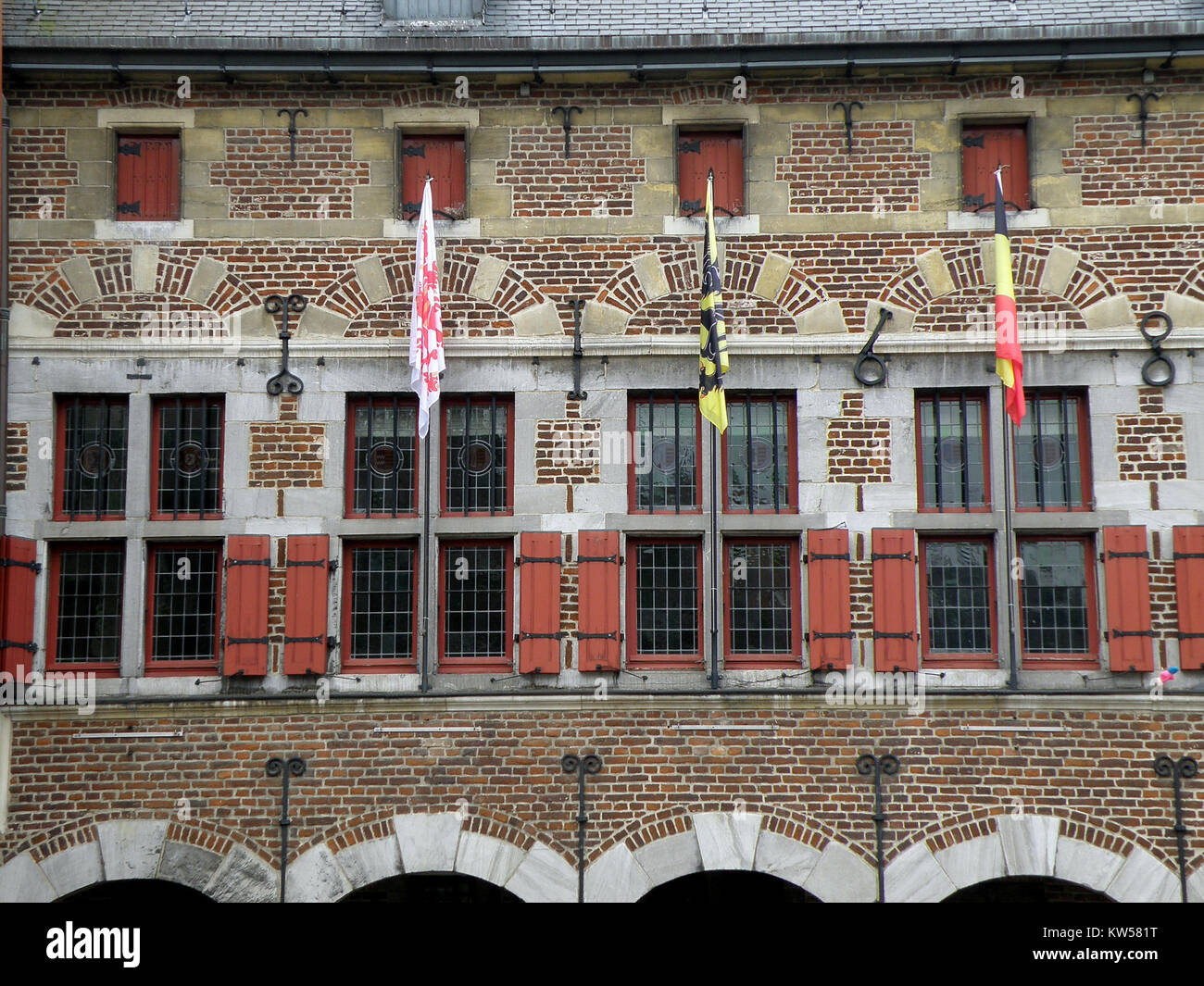 The Stadhuis (City Hall) of Borgloon, Belgium, is an important ...