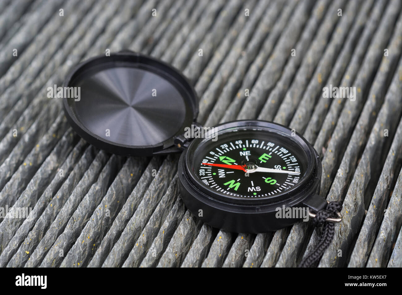 Compass north south metaphor for business 'direction', navigation