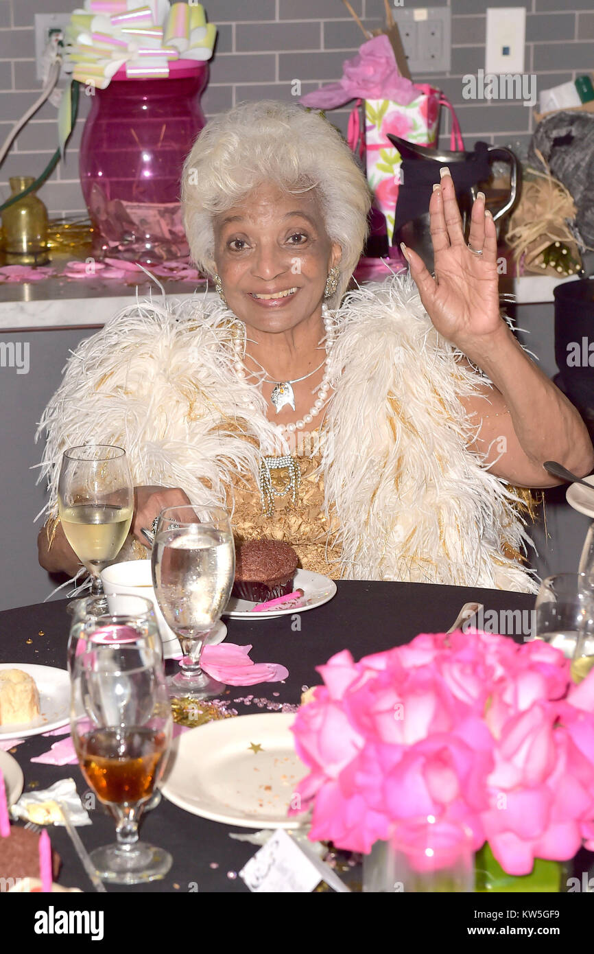 Nichelle Nichols Attends The Nichelle Nichols 85th Birthday Celebration At La Piazza/The Grove