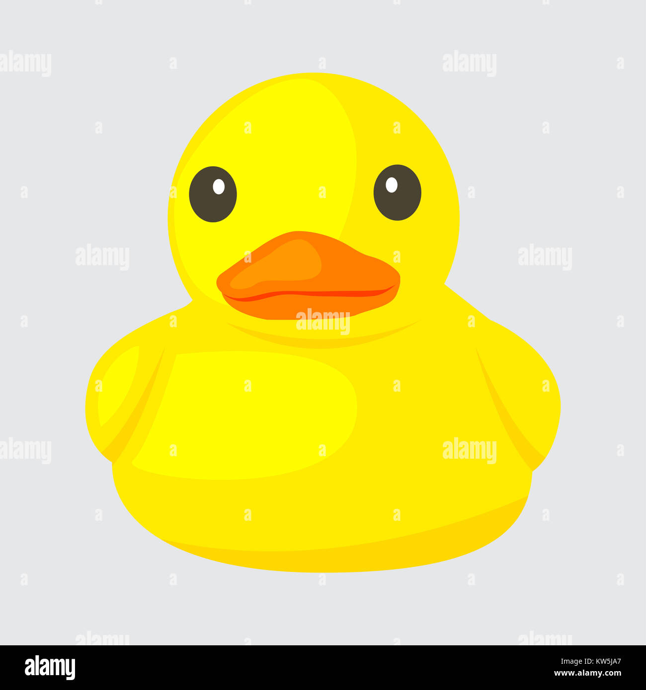 bath duck om white background Stock Photo - Alamy