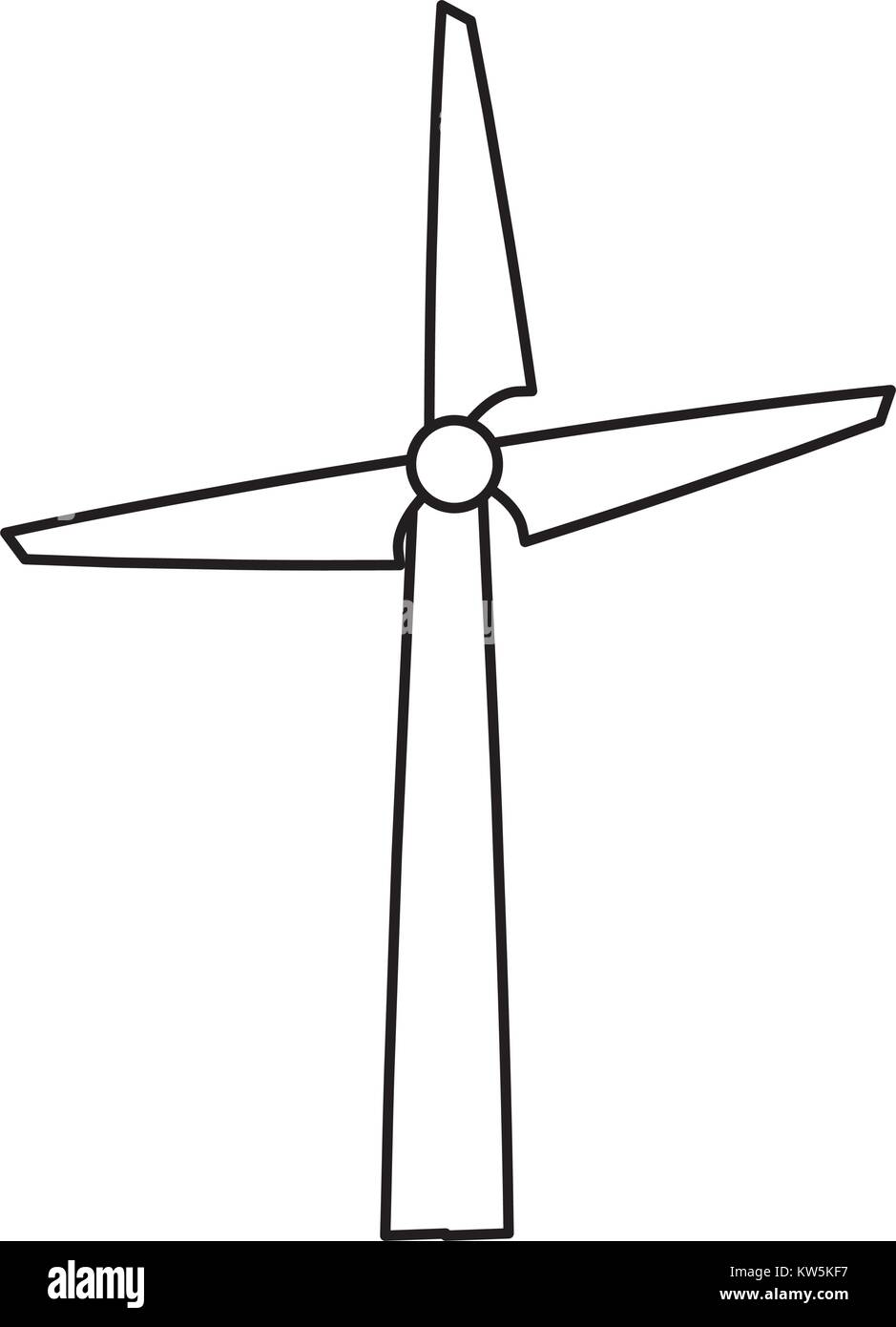 Wind turbine energy cartoon Stock Vector Image & Art - Alamy