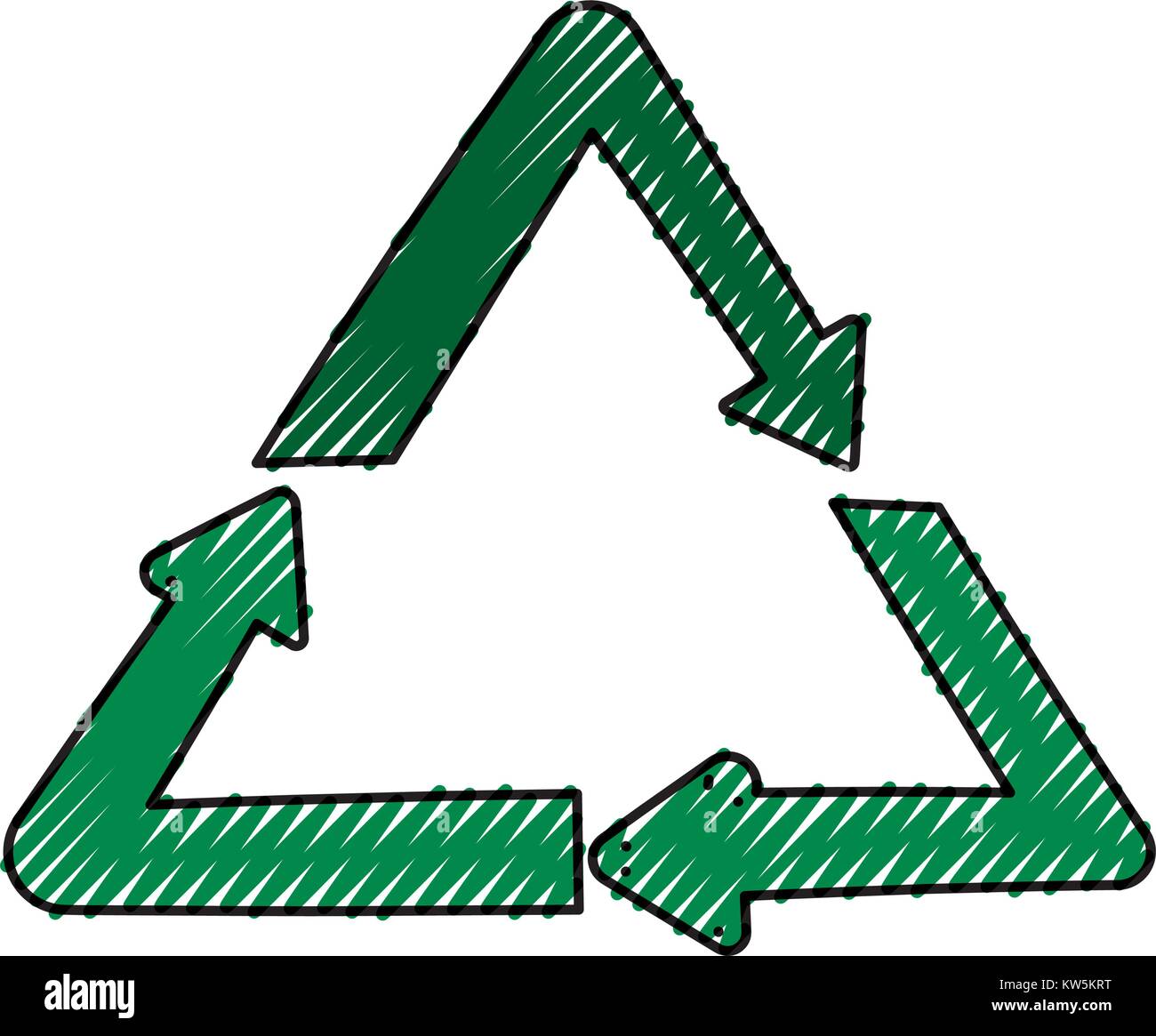 Recycle arrows symbol cartoon Stock Vector Image & Art - Alamy