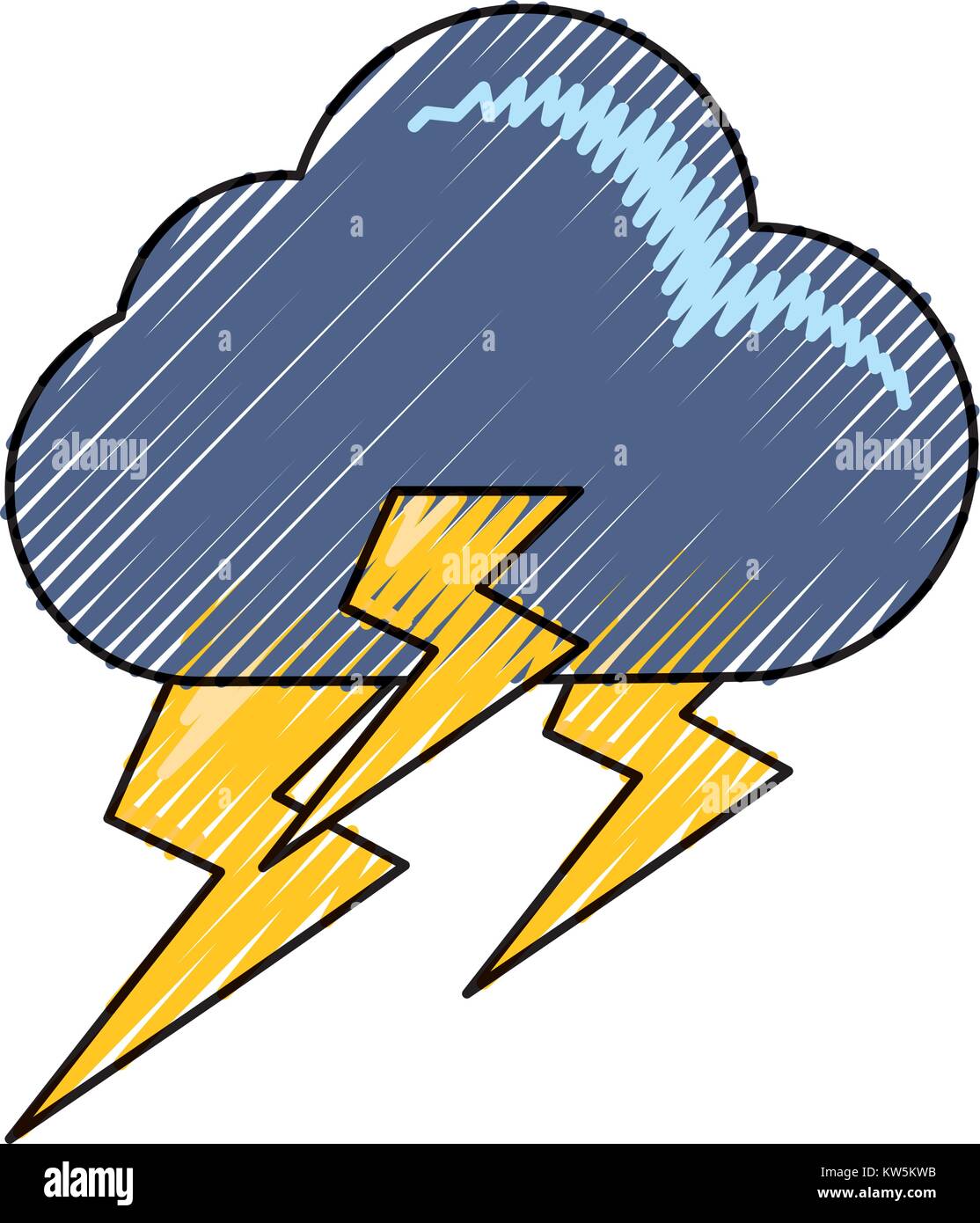Rainy weather symbol cartoon Stock Vector Image & Art - Alamy