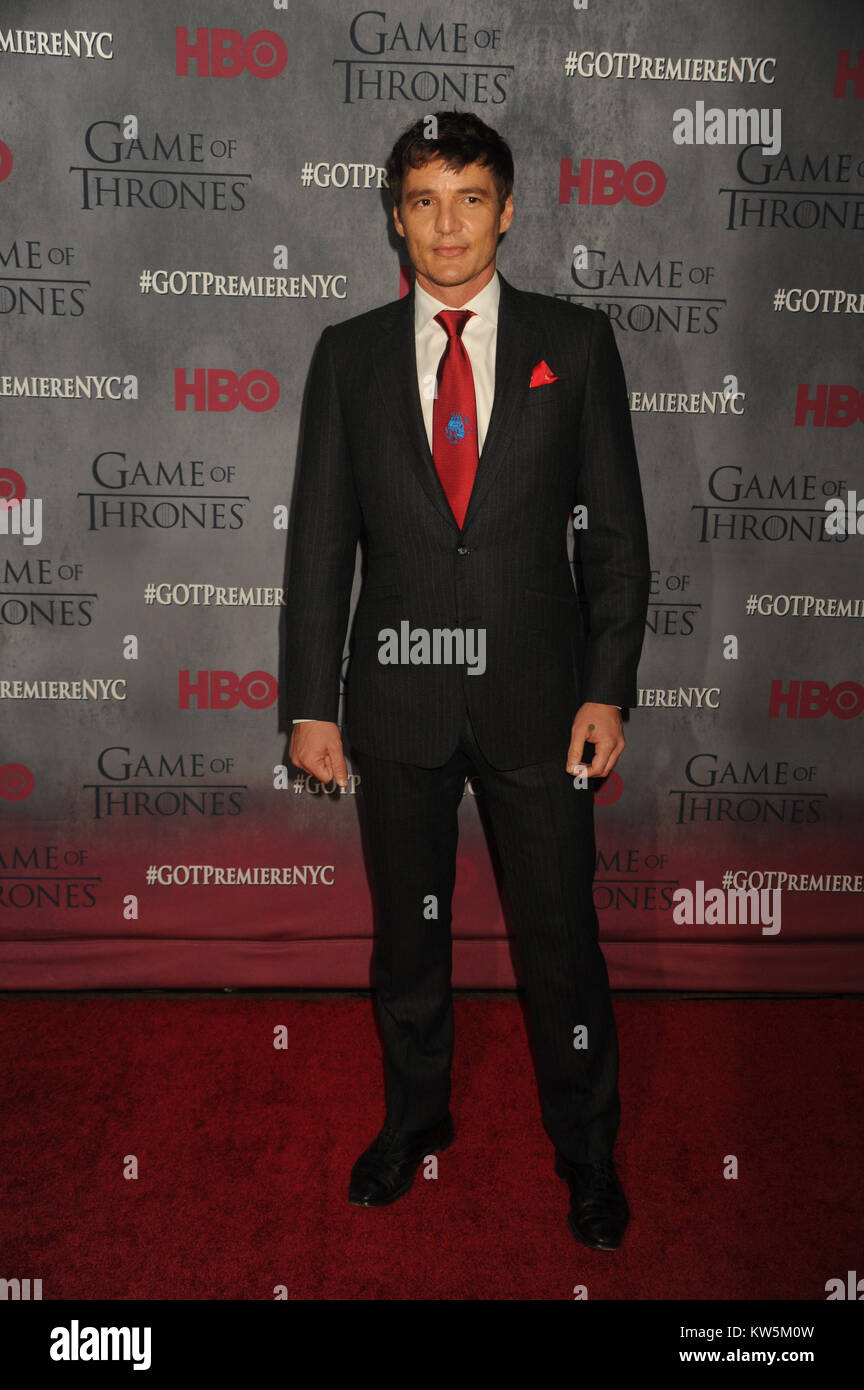 NEW YORK, NY - MARCH 18: Pedro Pascal attends the 'Game Of Thrones ...