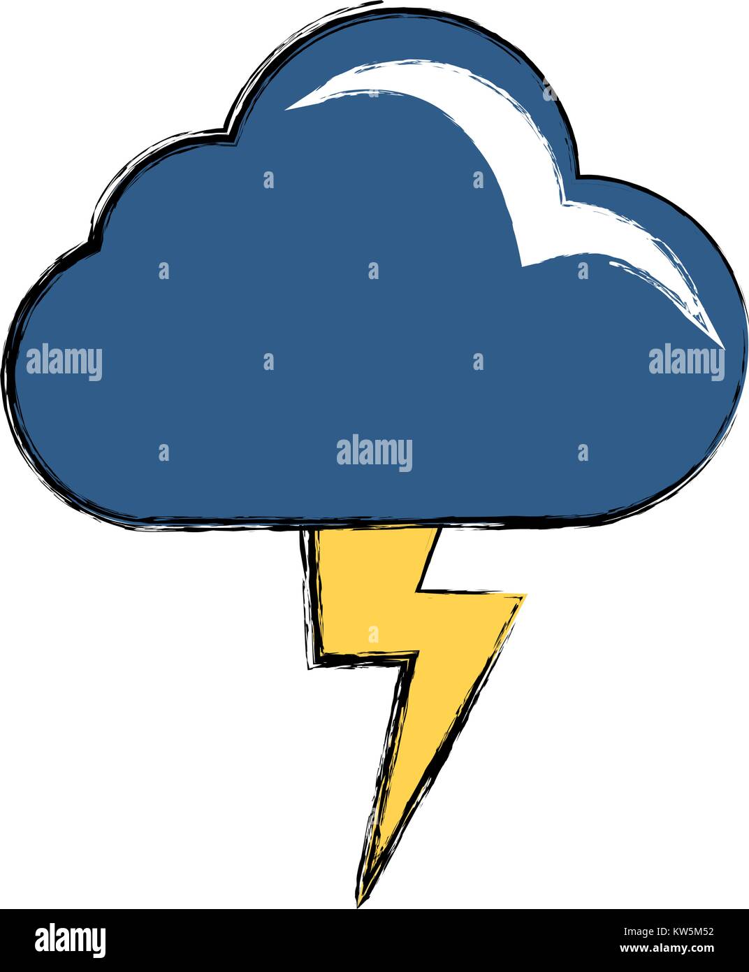 Rainy weather symbol cartoon Stock Vector Image & Art - Alamy