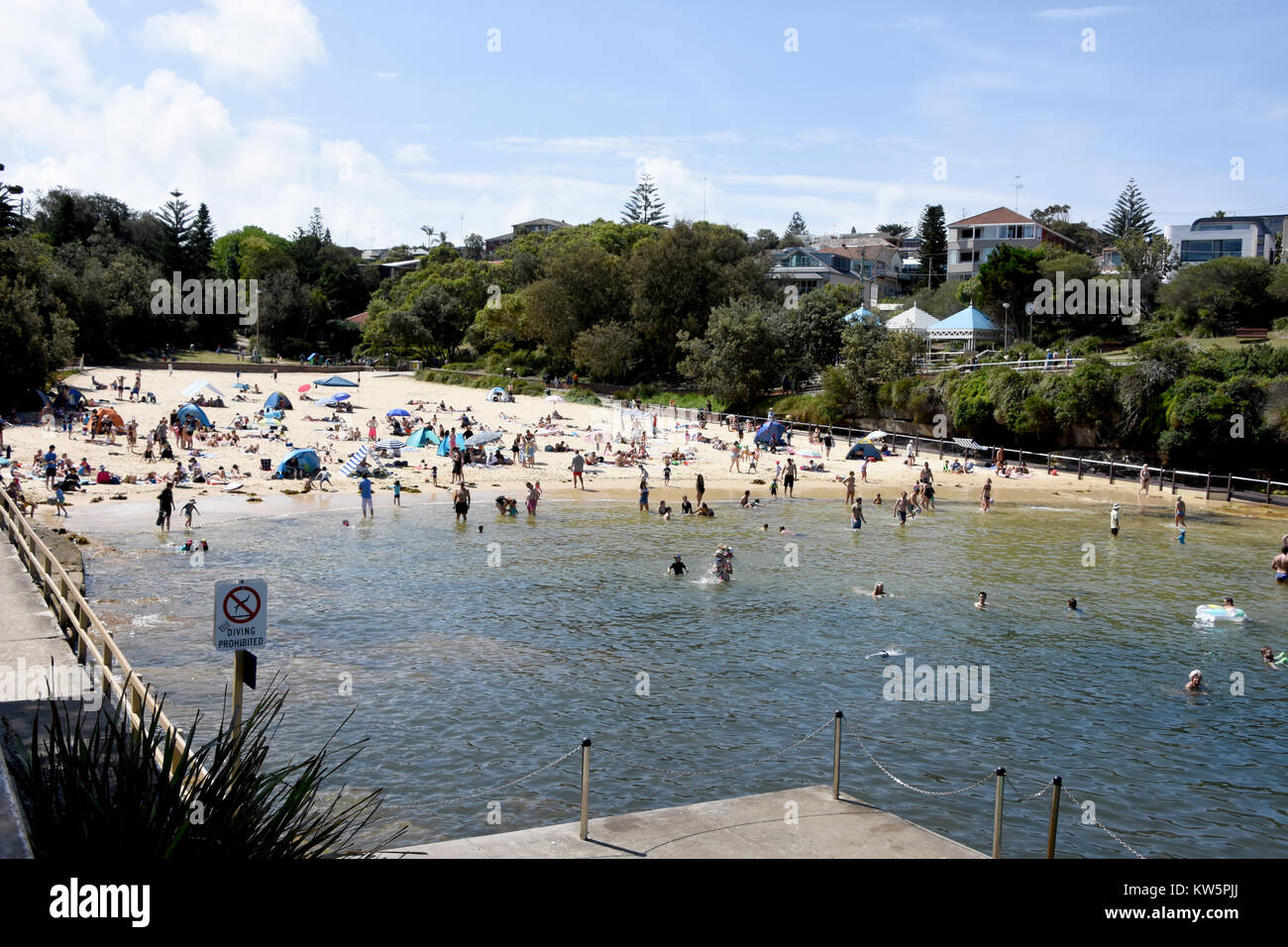 beach area of Clovelly Bay, Sydney, New South Wales, Australia Stock Photo