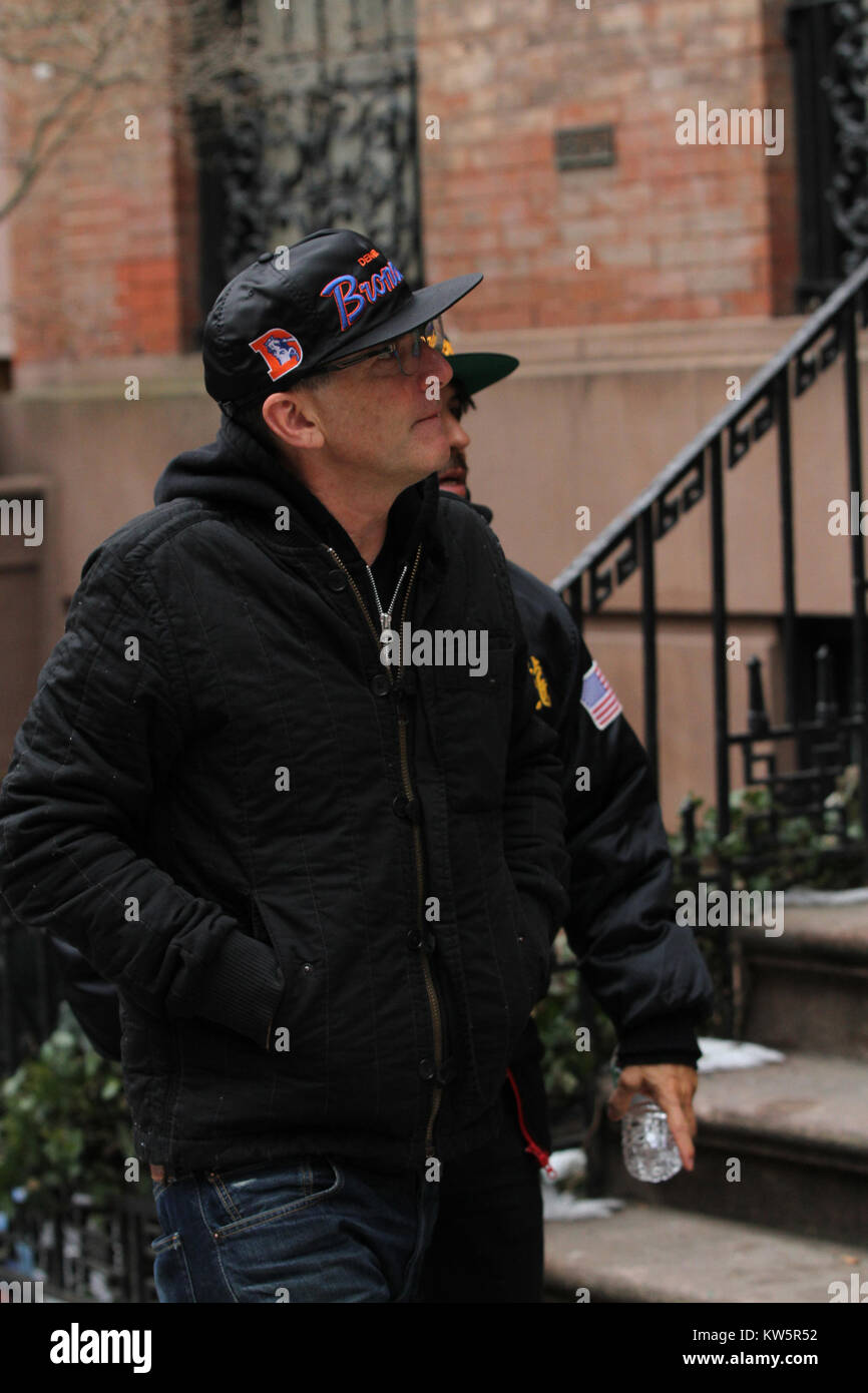 NEW YORK, NY - JANUARY 31: Anthony Kiedis sighted on the streets of NY on January 31, 2014 in