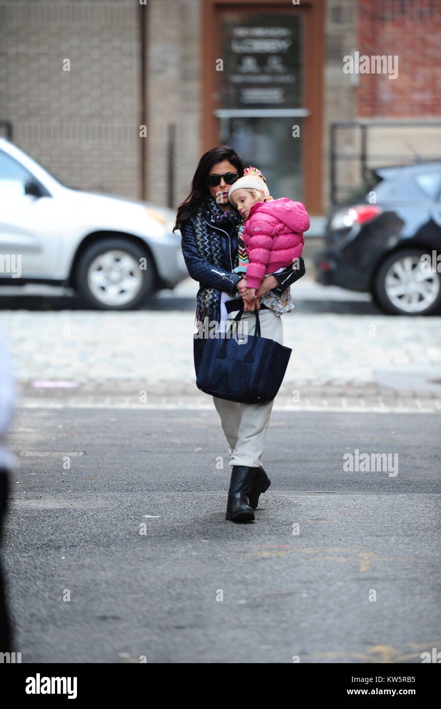 NEW YORK, NY - JANUARY 15: Bethenny Frankel and Bryn Hoppy are seen in ...