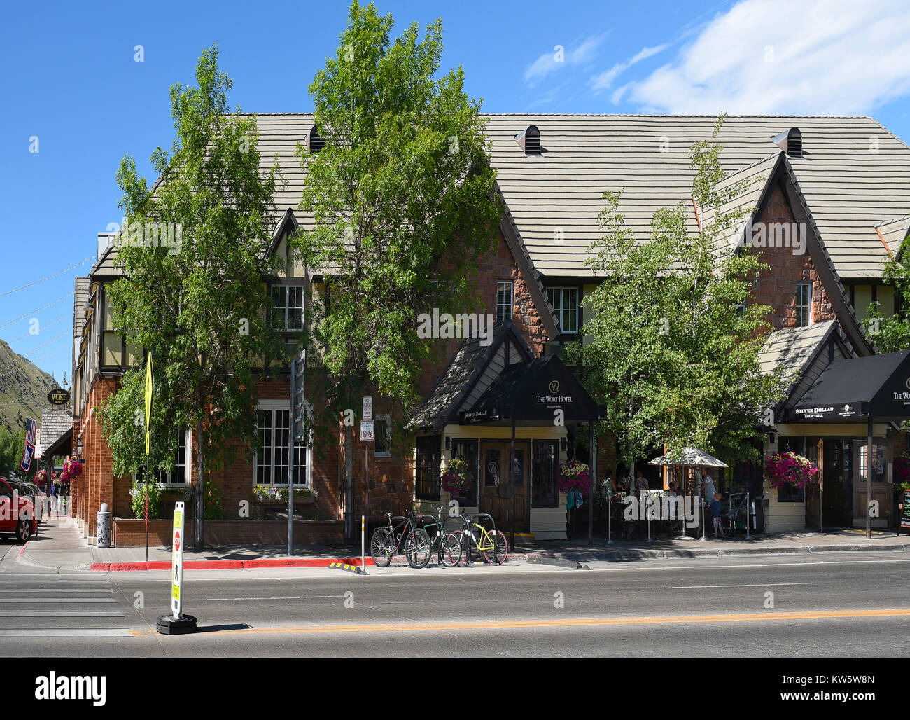 JACKSON HOLE, WYOMING JUNE 26, 2017 The Wort Hotel. The somewhat