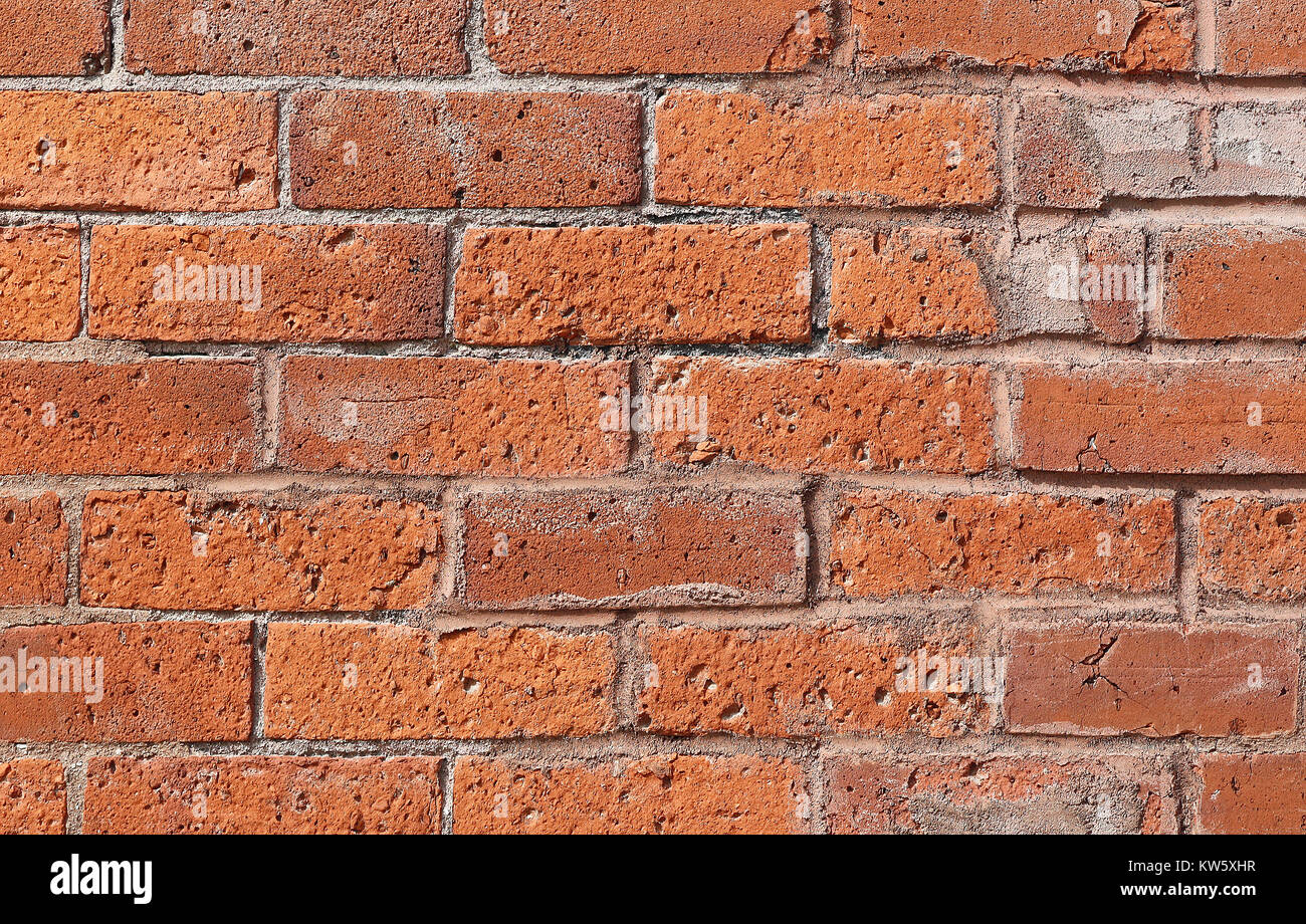 Exterior brick wall in need of repair Stock Photo Alamy