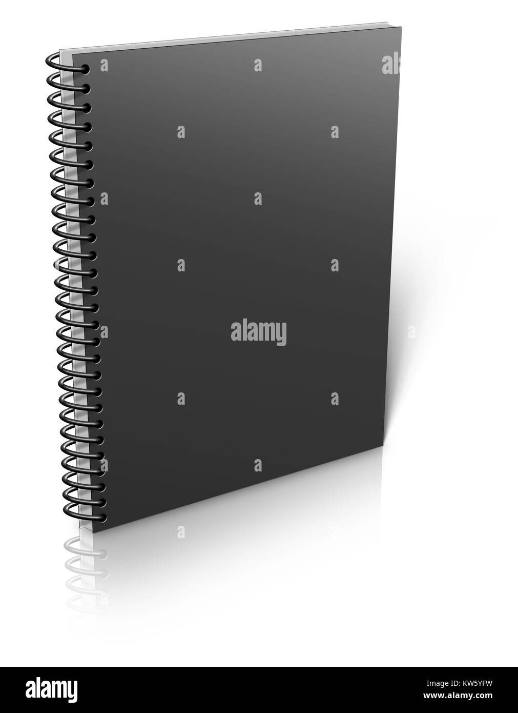 Spiral binder. Note pad with white Stock Photo Alamy