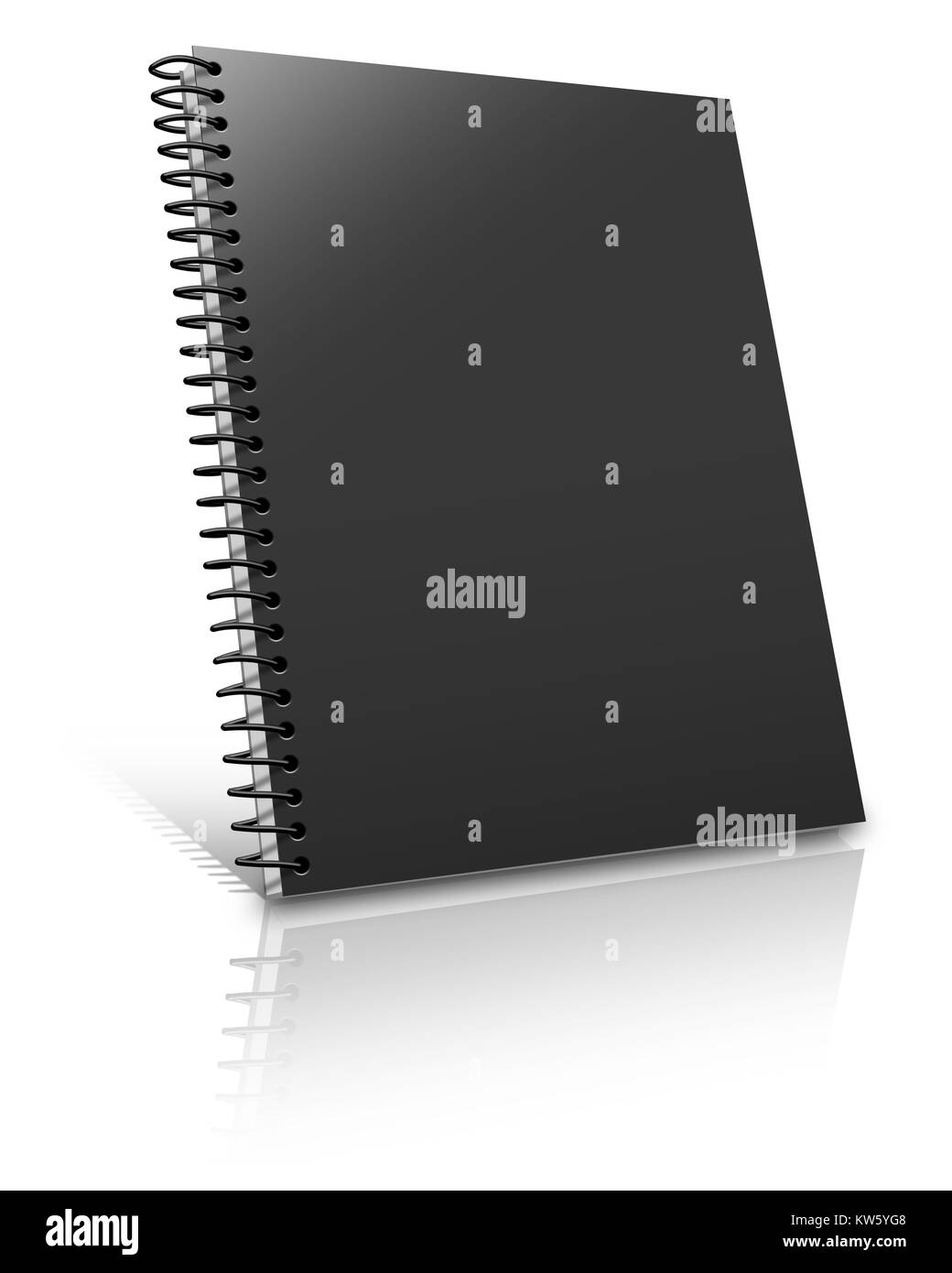 Spiral binder. Note pad with white Stock Photo Alamy