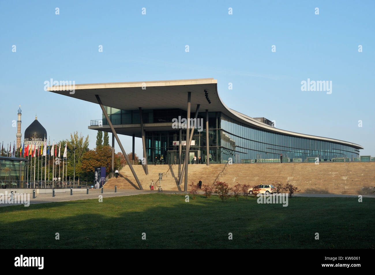 Dresden congressional centre, Dresden Kongresszentrum Stock Photo