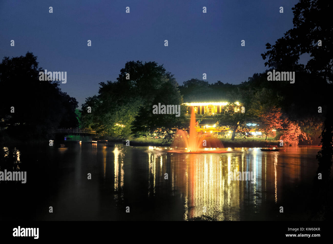 Light party in the big garden, Dresden big garden, Lichterfest im