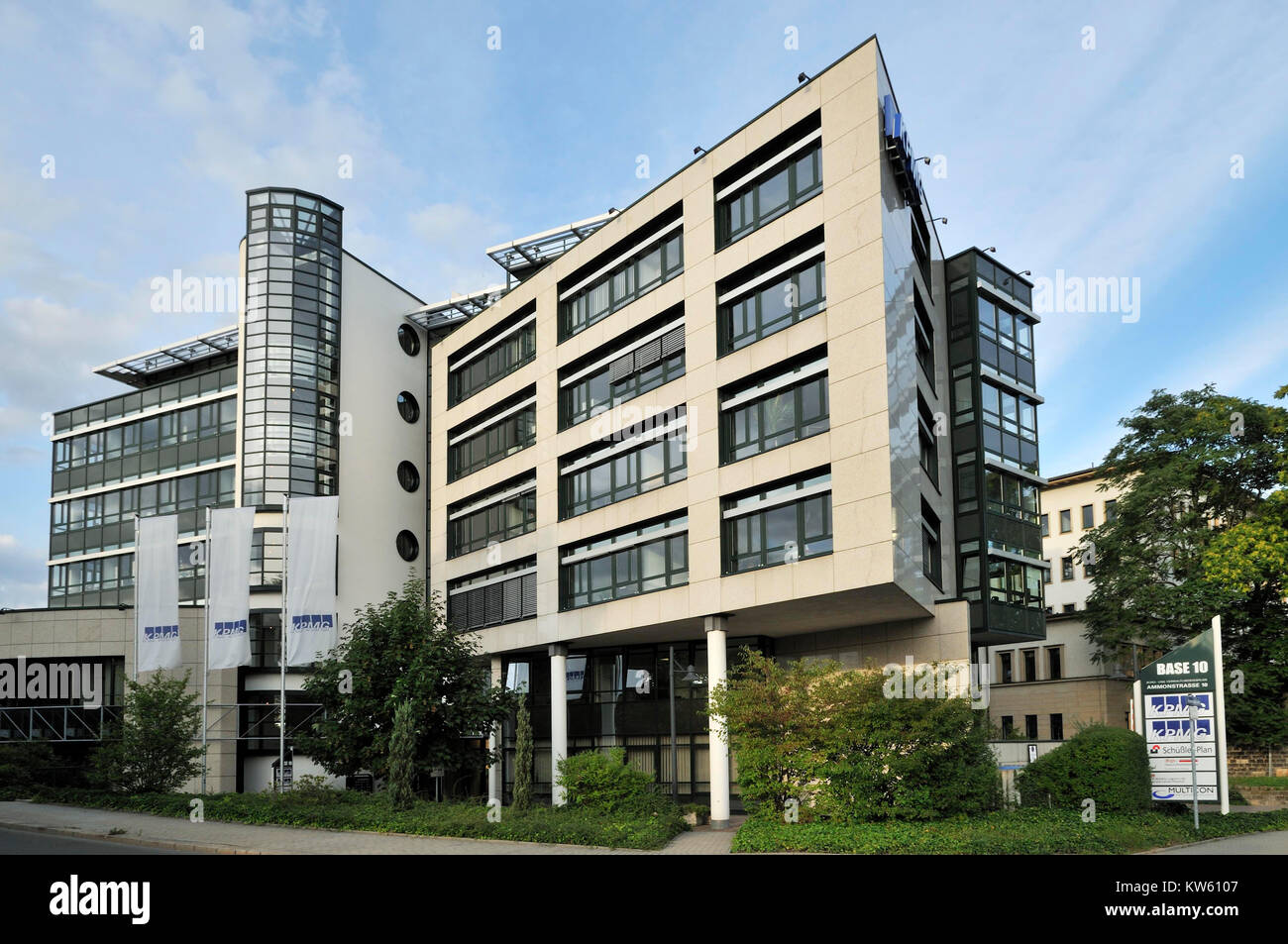 Economic check society KMPG Europe LLP, Dresden, Wirtschaftspruefungsgesellschaft KMPG Europe LLP Stock Photo