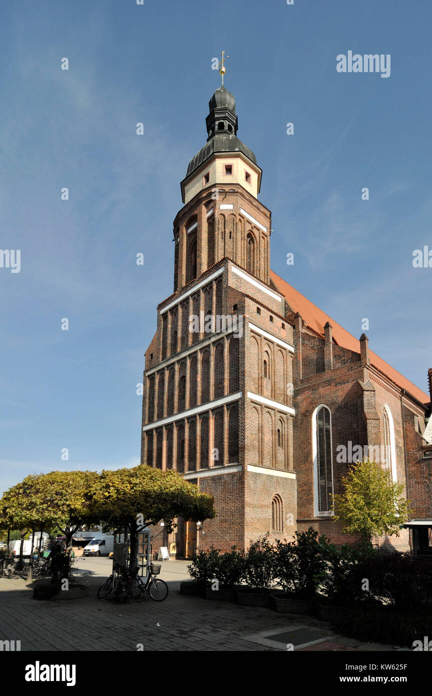 Cottbus town church, Cottbus Stadtkirche Stock Photo