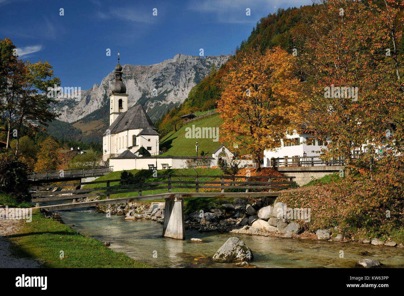 Baroque church in the german alps hi-res stock photography and images ...