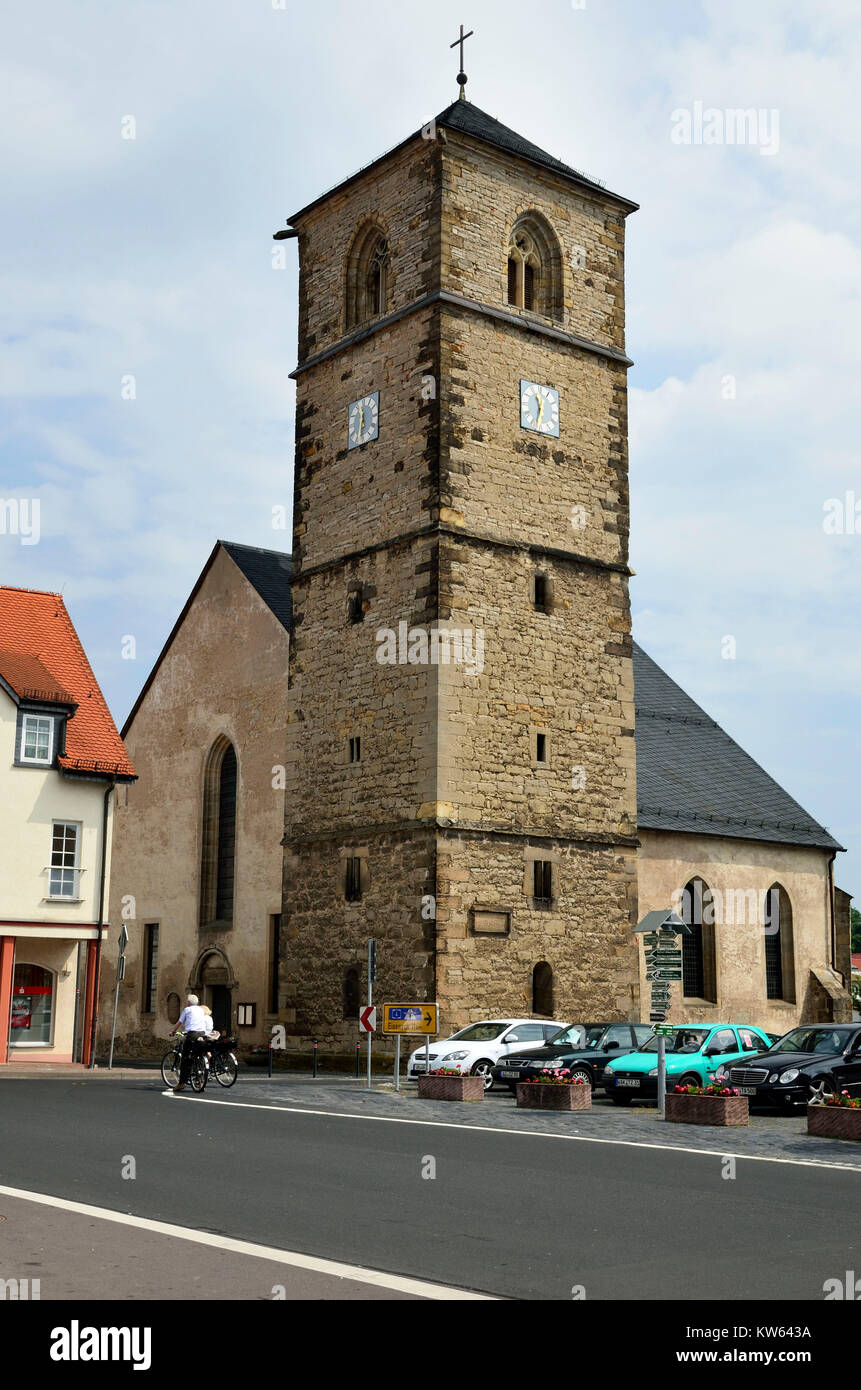 Castle Creuz, Creuzburg Stock Photo