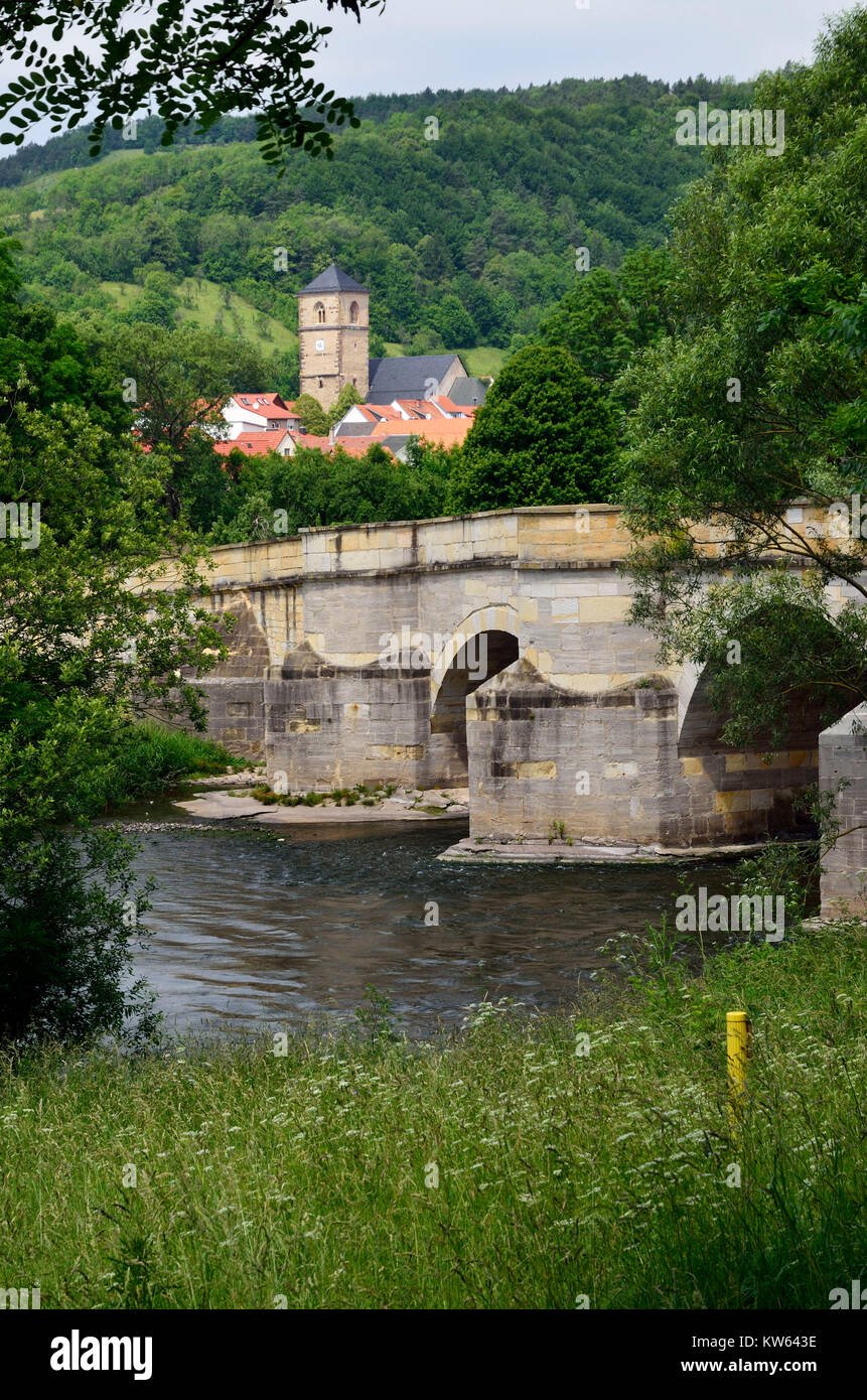 Castle Creuz, Creuzburg Stock Photo - Alamy