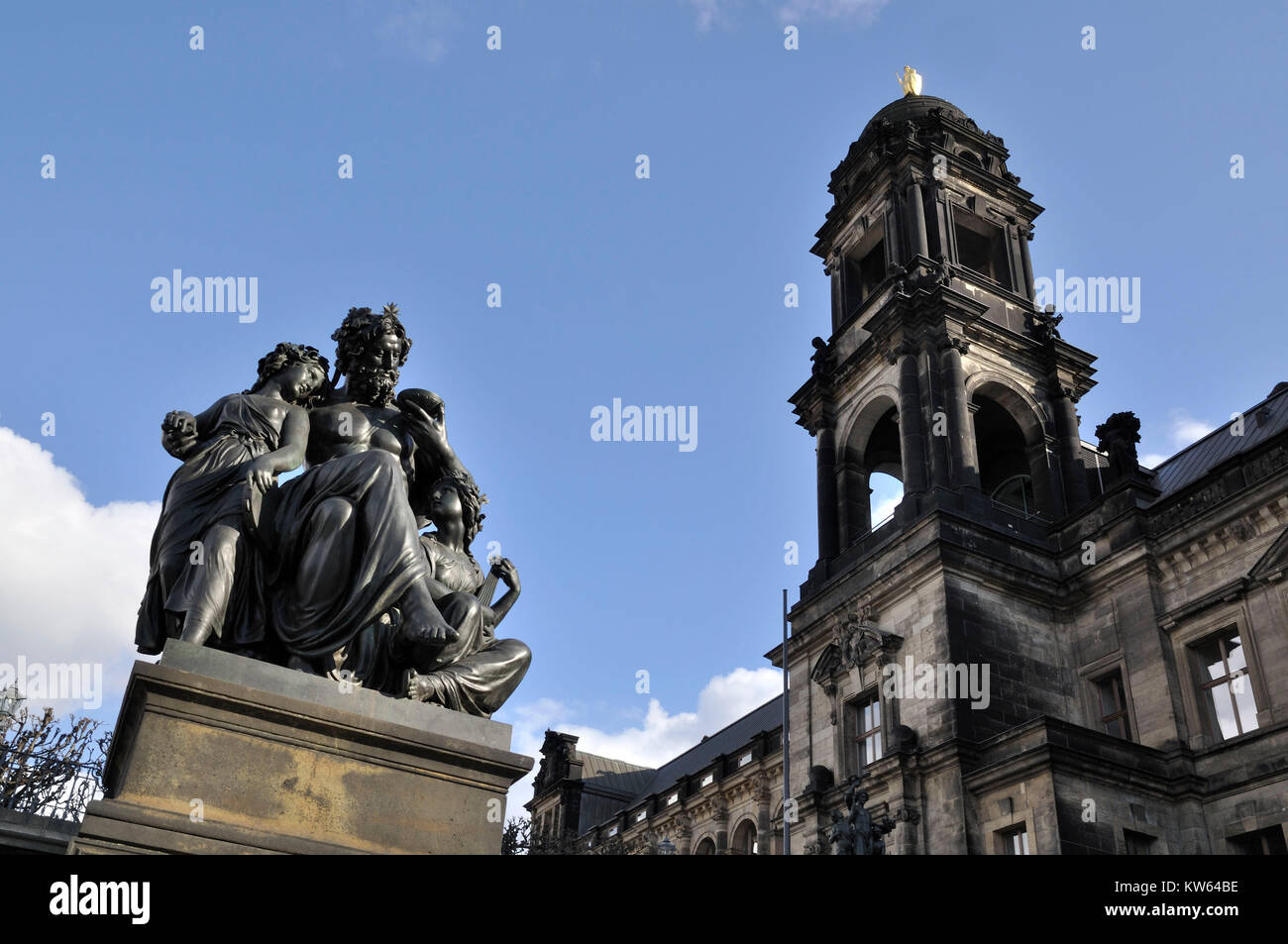 Dresden state day, Dresden Staendetag Stock Photo