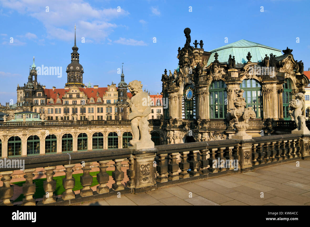 Dresden kennel, Dresdner Zwinger Stock Photo